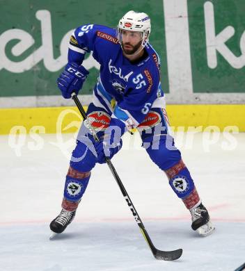 EBEL. Eishockey Bundesliga. EC VSV gegen HC TWK Innsbruck. Andrew Sarauer (VSV). Villach, am 26.10.2017.
Foto: Kuess 


---
pressefotos, pressefotografie, kuess, qs, qspictures, sport, bild, bilder, bilddatenbank