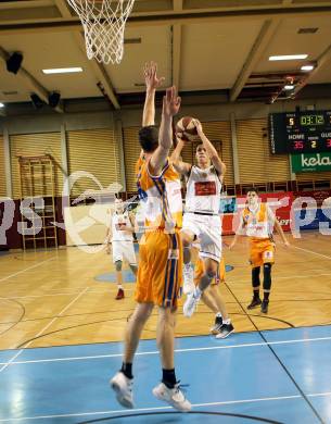 Basketball 2. Bundesliga. Grunddurchgang. 6. Runde. Woerthersee Piraten gegen BBU Salzburg. Lukas Hahn, (Woerthersee Piraten), Lorenz Rattey (Salzburg). Klagenfurt, am 21.10.2017.
Foto: Kuess
---
pressefotos, pressefotografie, kuess, qs, qspictures, sport, bild, bilder, bilddatenbank