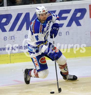 EBEL. Eishockey Bundesliga. KAC gegen 	VSV. Jordan Hickmott (VSV). Klagenfurt, am 29.10.2017.
Foto: Kuess

---
pressefotos, pressefotografie, kuess, qs, qspictures, sport, bild, bilder, bilddatenbank