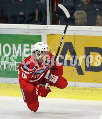 EBEL. Eishockey Bundesliga. KAC gegen 	VSV. Manuel Ganahl (KAC). Klagenfurt, am 29.10.2017.
Foto: Kuess

---
pressefotos, pressefotografie, kuess, qs, qspictures, sport, bild, bilder, bilddatenbank