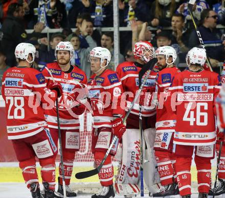 EBEL. Eishockey Bundesliga. KAC gegen 	VSV. Jubel  (KAC). Klagenfurt, am 29.10.2017.
Foto: Kuess

---
pressefotos, pressefotografie, kuess, qs, qspictures, sport, bild, bilder, bilddatenbank