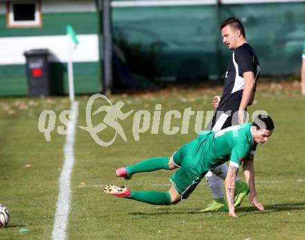 Fussball 1. KLasse C. Donau gegen Oberes Metnitztal. Sebastian Michael Layroutz (Donau), Maximilian Dietmar Wurzer (Metnitztal). Klagenfurt, am 29.10.2017.
Foto: Kuess
---
pressefotos, pressefotografie, kuess, qs, qspictures, sport, bild, bilder, bilddatenbank