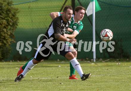 Fussball 1. KLasse C. Donau gegen Oberes Metnitztal. Dominik Merva,  (Donau), Marko Petricevic (Metnitztal). Klagenfurt, am 29.10.2017.
Foto: Kuess
---
pressefotos, pressefotografie, kuess, qs, qspictures, sport, bild, bilder, bilddatenbank