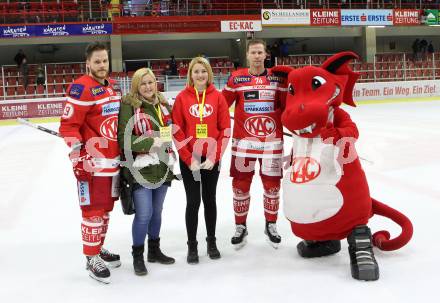 EBEL. Eishockey Bundesliga. KAC gegen 	EC Red Bull Salzburg. Stefan Geier ,  Jamie Lundmark  (KAC). Klagenfurt, am 5.11.2017.
Foto: Kuess

---
pressefotos, pressefotografie, kuess, qs, qspictures, sport, bild, bilder, bilddatenbank