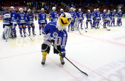 EBEL. Eishockey Bundesliga. EC VSV gegen EHC Liwest Black Wings Linz. Maskottchen Villi (VSV). Villach, am 5.11.2017.
Foto: Kuess 


---
pressefotos, pressefotografie, kuess, qs, qspictures, sport, bild, bilder, bilddatenbank