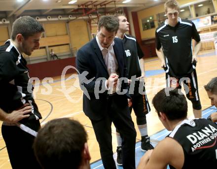 Basketball 2. Bundesliga. Grunddurchgang. 7. Runde. KOS Celovec gegen Jennersdorf Blackbirds. Trainer Daniel Muellner (Jennersdorf Blackbirds). Klagenfurt, am 4.11.2017.
Foto: Kuess
---
pressefotos, pressefotografie, kuess, qs, qspictures, sport, bild, bilder, bilddatenbank