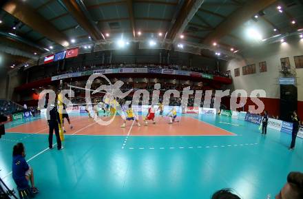 Volleyball Champions League. SK Posojilnica Aich/Dob gegen Fenerbahce Sports Club Istanbul (TUR).   Klagenfurt, am 8.11.2017.
Foto: Kuess
---
pressefotos, pressefotografie, kuess, qs, qspictures, sport, bild, bilder, bilddatenbank