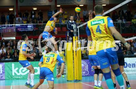 Volleyball Champions League. SK Posojilnica Aich/Dob gegen Fenerbahce Sports Club Istanbul (TUR). Michal Petras (Aich/Dob). Klagenfurt, am 8.11.2017.
Foto: Kuess
---
pressefotos, pressefotografie, kuess, qs, qspictures, sport, bild, bilder, bilddatenbank