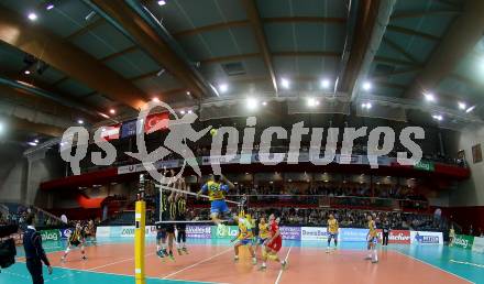 Volleyball Champions League. SK Posojilnica Aich/Dob gegen Fenerbahce Sports Club Istanbul (TUR).  Klagenfurt, am 8.11.2017.
Foto: Kuess
---
pressefotos, pressefotografie, kuess, qs, qspictures, sport, bild, bilder, bilddatenbank