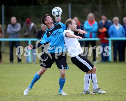 Fussball. 1. Klasse B. Ledenitzen gegen Maria Gail. Patrick Freithofnigg (Ledenitzen), Daniel Ottowitz (Maria Gail). Ledenitzen, 5.11.2017.
Foto: Kuess
---
pressefotos, pressefotografie, kuess, qs, qspictures, sport, bild, bilder, bilddatenbank