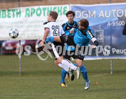 Fussball. 1. Klasse B. Ledenitzen gegen Maria Gail. Patrick Freithofnigg (Ledenitzen),  Philipp Christian Stotz (Maria Gail). Ledenitzen, 5.11.2017.
Foto: Kuess
---
pressefotos, pressefotografie, kuess, qs, qspictures, sport, bild, bilder, bilddatenbank