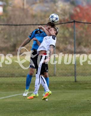 Fussball. 1. Klasse B. Ledenitzen gegen Maria Gail. Dominik Theuermann (Ledenitzen), Luca Erwin Jost (Maria Gail). Ledenitzen, 5.11.2017.
Foto: Kuess
---
pressefotos, pressefotografie, kuess, qs, qspictures, sport, bild, bilder, bilddatenbank