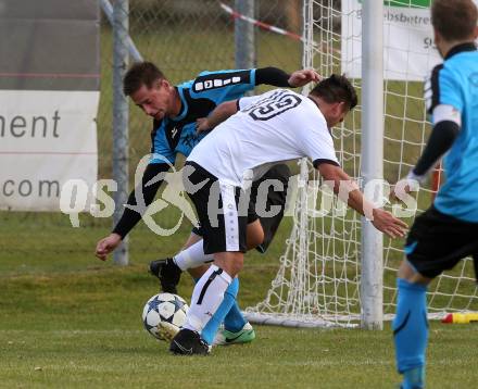 Fussball. 1. Klasse B. Ledenitzen gegen Maria Gail. Philipp Weissenberger (Ledenitzen), Daniel Ottowitz (Maria Gail). Ledenitzen, 5.11.2017.
Foto: Kuess
---
pressefotos, pressefotografie, kuess, qs, qspictures, sport, bild, bilder, bilddatenbank