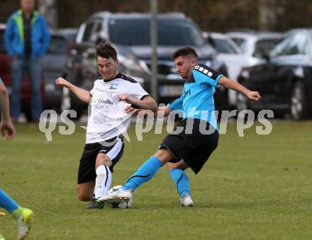 Fussball. 1. Klasse B. Ledenitzen gegen Maria Gail. Timotheus Zankl (Ledenitzen), Ivan Krnjic (Maria Gail). Ledenitzen, 5.11.2017.
Foto: Kuess
---
pressefotos, pressefotografie, kuess, qs, qspictures, sport, bild, bilder, bilddatenbank