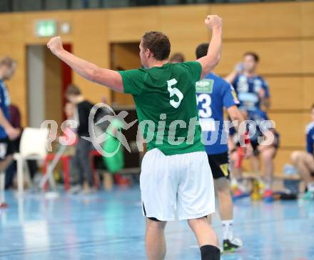 Handball Bundesliga. Schlafraum.at Kaernten gegen Union Sparkasse Korneuburg. Jubel Rok Praznik (schlafraum.at). Klagenfurt, am 18.7.2017.
Foto: Kuess
---
pressefotos, pressefotografie, kuess, qs, qspictures, sport, bild, bilder, bilddatenbank