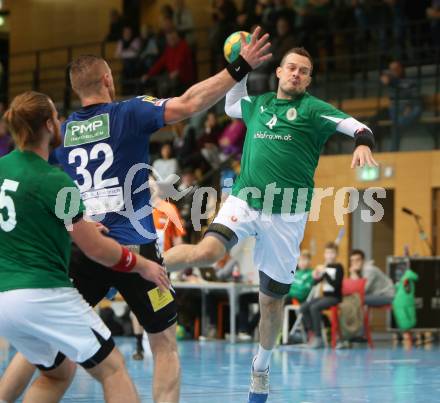 Handball Bundesliga. Schlafraum.at Kaernten gegen Union Sparkasse Korneuburg. Patrick Jochum (schlafraum.at). Klagenfurt, am 18.7.2017.
Foto: Kuess
---
pressefotos, pressefotografie, kuess, qs, qspictures, sport, bild, bilder, bilddatenbank