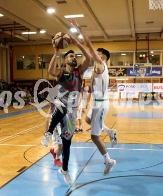 Basketball 2. Bundesliga. Grunddurchgang. 9. Runde. KOS Celovec gegen Raiders Villach. Marin Sliskovic (KOS Celovec), Mensud Julevic (Raiders Villach). Klagenfurt, am 18.11.2017.
Foto: Kuess
---
pressefotos, pressefotografie, kuess, qs, qspictures, sport, bild, bilder, bilddatenbank