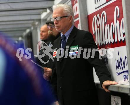 EBEL. Eishockey Bundesliga. EC VSV gegen Fehervar AV 19. Trainer greg Holst, Co Trainer Markus Peintner (VSV). Villach, am 19.11.2017.
Foto: Kuess 


---
pressefotos, pressefotografie, kuess, qs, qspictures, sport, bild, bilder, bilddatenbank