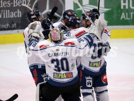 EBEL. Eishockey Bundesliga. EC VSV gegen Fehervar AV 19. Jubel (Alba Volan). Villach, am 19.11.2017.
Foto: Kuess 


---
pressefotos, pressefotografie, kuess, qs, qspictures, sport, bild, bilder, bilddatenbank