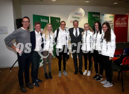 Kaernten Sport. Sportlermeeting. Package Uebergabe. Arno Arthofer, Julia Wieltschnig, Yana Dobnig, Peter Kaiser, Katharina Sadnik, Nina Mosser, Corina Druml. Klagenfurt, 20.11.2017.
Foto: Kuess 
---
pressefotos, pressefotografie, kuess, qs, qspictures, sport, bild, bilder, bilddatenbank