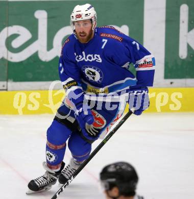 EBEL. Eishockey Bundesliga. EC VSV gegen Dornbirn Bulldogs.  Dave Shields (VSV). Villach, am 24.11.2017.
Foto: Kuess 


---
pressefotos, pressefotografie, kuess, qs, qspictures, sport, bild, bilder, bilddatenbank