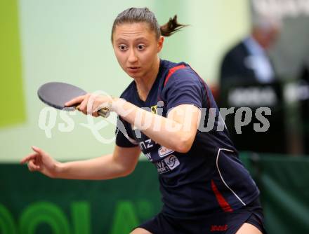 Tischtennis Bundesliga.  Sofia Polcanova (Linz AG Froschberg). Villach, am 14.10.2017.
Foto: Kuess
---
pressefotos, pressefotografie, kuess, qs, qspictures, sport, bild, bilder, bilddatenbank