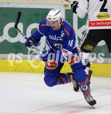 EBEL. Eishockey Bundesliga. EC VSV gegen Dornbirn Bulldogs. Jordan Hickmott (VSV). Villach, am 24.11.2017.
Foto: Kuess 


---
pressefotos, pressefotografie, kuess, qs, qspictures, sport, bild, bilder, bilddatenbank