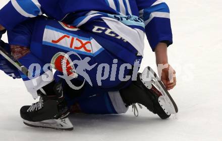 EBEL. Eishockey Bundesliga. EC VSV gegen Dornbirn Bulldogs.  Feature. Eisschuh.. Villach, am 24.11.2017.
Foto: Kuess 


---
pressefotos, pressefotografie, kuess, qs, qspictures, sport, bild, bilder, bilddatenbank