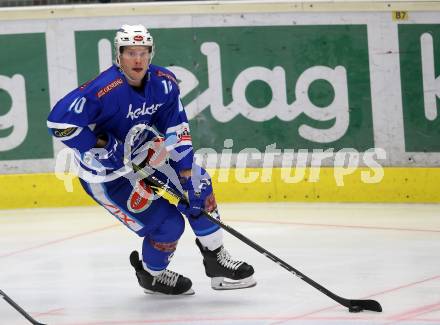EBEL. Eishockey Bundesliga. EC VSV gegen Dornbirn Bulldogs. Robert Flick (VSV). Villach, am 24.11.2017.
Foto: Kuess 


---
pressefotos, pressefotografie, kuess, qs, qspictures, sport, bild, bilder, bilddatenbank