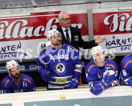 EBEL. Eishockey Bundesliga. EC VSV gegen Fehervar AV 19. Trainer Greg Holst (VSV). Villach, am 24.11.2017.
Foto: Kuess 


---
pressefotos, pressefotografie, kuess, qs, qspictures, sport, bild, bilder, bilddatenbank