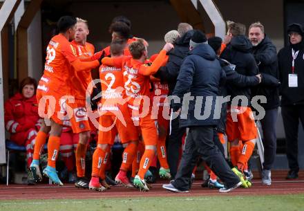 Fussball Tipico Bundesliga. RZ Pellets WAC gegen FK Austria Wien. Jubel(Wien). Wolfsberg, am 26.11.2017.
Foto: Kuess

---
pressefotos, pressefotografie, kuess, qs, qspictures, sport, bild, bilder, bilddatenbank