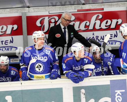 EBEL. Eishockey Bundesliga. EC VSV gegen Fehervar AV 19. Trainer Greg Holst (VSV). Villach, am 24.11.2017.
Foto: Kuess 


---
pressefotos, pressefotografie, kuess, qs, qspictures, sport, bild, bilder, bilddatenbank