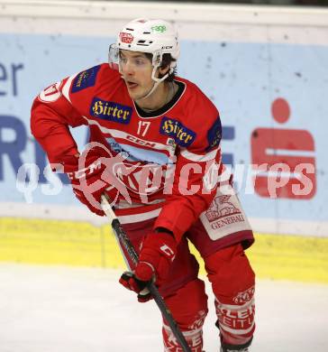 EBEL. Eishockey Bundesliga. KAC gegen 	HCB Suedtirol Alperia. Manuel Ganahl (KAC). Klagenfurt, am 26.11.2017.
Foto: Kuess

---
pressefotos, pressefotografie, kuess, qs, qspictures, sport, bild, bilder, bilddatenbank