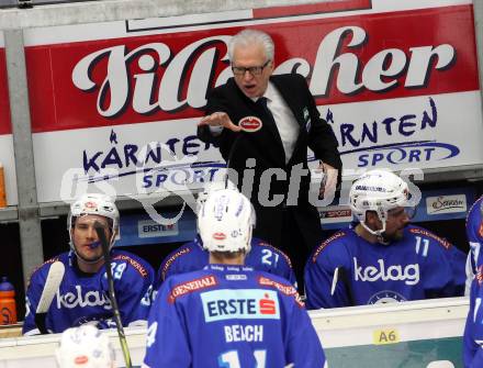 EBEL. Eishockey Bundesliga. EC VSV gegen Fehervar AV 19. Trainer Greg Holst (VSV). Villach, am 24.11.2017.
Foto: Kuess 


---
pressefotos, pressefotografie, kuess, qs, qspictures, sport, bild, bilder, bilddatenbank