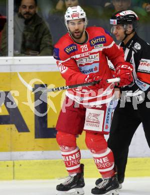 EBEL. Eishockey Bundesliga. KAC gegen 	HCB Suedtirol Alperia. Martin Schumnig (KAC). Klagenfurt, am 26.11.2017.
Foto: Kuess

---
pressefotos, pressefotografie, kuess, qs, qspictures, sport, bild, bilder, bilddatenbank