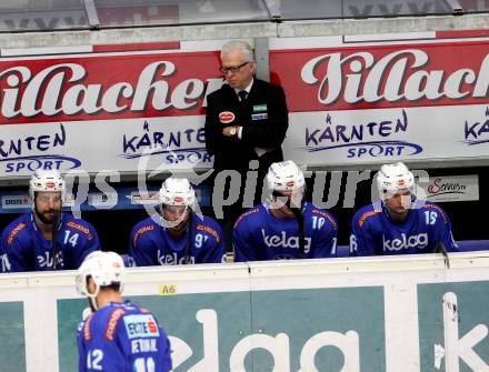 EBEL. Eishockey Bundesliga. EC VSV gegen Fehervar AV 19. Trainer Greg Holst (VSV). Villach, am 24.11.2017.
Foto: Kuess 


---
pressefotos, pressefotografie, kuess, qs, qspictures, sport, bild, bilder, bilddatenbank