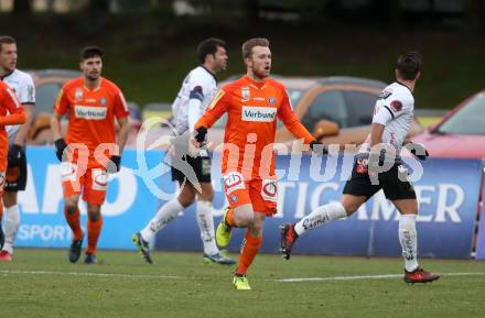 Fussball Tipico Bundesliga. RZ Pellets WAC gegen FK Austria Wien. Torjubel Kevin Friesenbichler, (Wien). Wolfsberg, am 26.11.2017.
Foto: Kuess

---
pressefotos, pressefotografie, kuess, qs, qspictures, sport, bild, bilder, bilddatenbank