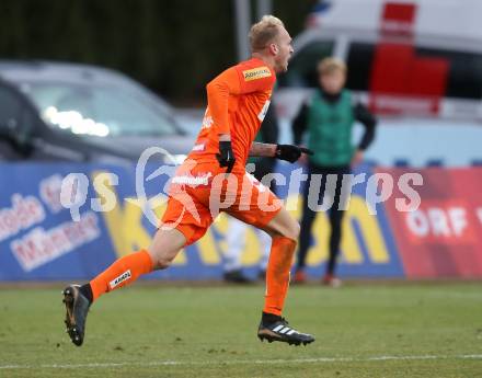 Fussball Tipico Bundesliga. RZ Pellets WAC gegen FK Austria Wien. Torjubel  Raphael Holzhauser (Wien). Wolfsberg, am 26.11.2017.
Foto: Kuess

---
pressefotos, pressefotografie, kuess, qs, qspictures, sport, bild, bilder, bilddatenbank