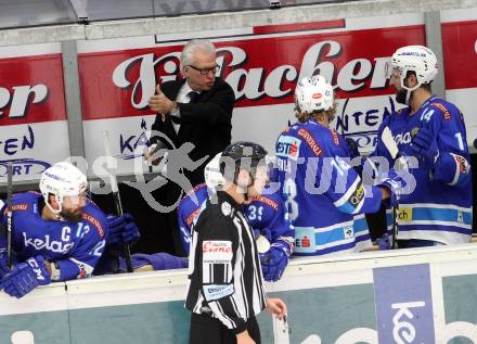 EBEL. Eishockey Bundesliga. EC VSV gegen Fehervar AV 19. Trainer Greg Holst,  (VSV). Villach, am 24.11.2017.
Foto: Kuess 


---
pressefotos, pressefotografie, kuess, qs, qspictures, sport, bild, bilder, bilddatenbank