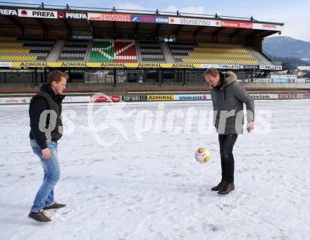 Fussball Bundesliga. RZ Pellets WAC. Christian Dobnik, Alexander Kofler. Wolfsberg, am 16.1.2017.
Foto: Kuess

---
pressefotos, pressefotografie, kuess, qs, qspictures, sport, bild, bilder, bilddatenbank