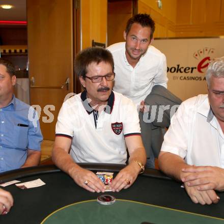 Fussball. Poker. ErÃ¶ffnung Poker Europameisterschaft. Kurt Widmann, Gernot Messner (WAC). Velden, am 19.7.2017.
Foto: Kuess
---
pressefotos, pressefotografie, kuess, qs, qspictures, sport, bild, bilder, bilddatenbank