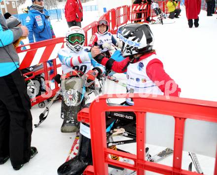 Schi Alpin. Worls Para Alpine Skiing. Claudia Loesch, Heike Tuertscher (AUT). Tarvis, am 31.1.2017.
Foto: Kuess
---
pressefotos, pressefotografie, kuess, qs, qspictures, sport, bild, bilder, bilddatenbank