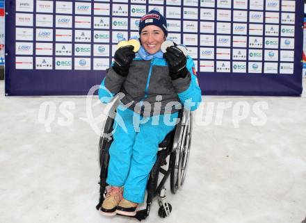Schi Alpin. Worls Para Alpine Skiing. Claudia Loesch (AUT). Tarvis, am 31.1.2017.
Foto: Kuess
---
pressefotos, pressefotografie, kuess, qs, qspictures, sport, bild, bilder, bilddatenbank
