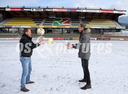 Fussball Bundesliga. RZ Pellets WAC. Christian Dobnik, Alexander Kofler. Wolfsberg, am 16.1.2017.
Foto: Kuess

---
pressefotos, pressefotografie, kuess, qs, qspictures, sport, bild, bilder, bilddatenbank