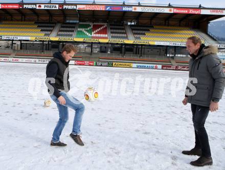Fussball Bundesliga. RZ Pellets WAC. Christian Dobnik, Alexander Kofler. Wolfsberg, am 16.1.2017.
Foto: Kuess

---
pressefotos, pressefotografie, kuess, qs, qspictures, sport, bild, bilder, bilddatenbank
