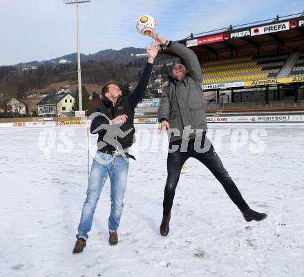 Fussball Bundesliga. RZ Pellets WAC. Christian Dobnik, Alexander Kofler. Wolfsberg, am 16.1.2017.
Foto: Kuess

---
pressefotos, pressefotografie, kuess, qs, qspictures, sport, bild, bilder, bilddatenbank