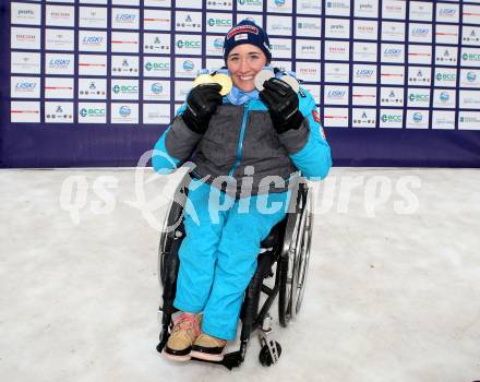 Schi Alpin. Worls Para Alpine Skiing. Claudia Loesch (AUT). Tarvis, am 31.1.2017.
Foto: Kuess
---
pressefotos, pressefotografie, kuess, qs, qspictures, sport, bild, bilder, bilddatenbank