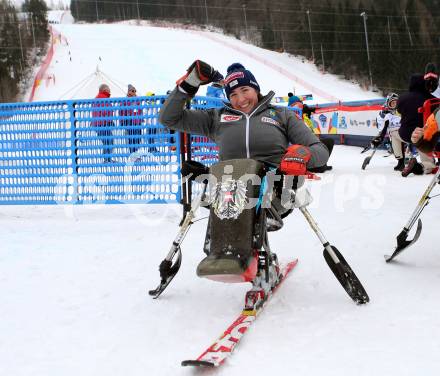 Schi Alpin. Worls Para Alpine Skiing. Claudia Loesch (AUT). Tarvis, am 31.1.2017.
Foto: Kuess
---
pressefotos, pressefotografie, kuess, qs, qspictures, sport, bild, bilder, bilddatenbank