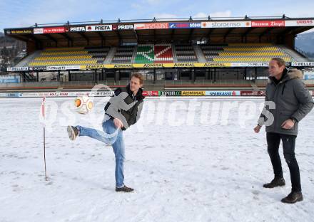 Fussball Bundesliga. RZ Pellets WAC. Christian Dobnik, Alexander Kofler. Wolfsberg, am 16.1.2017.
Foto: Kuess

---
pressefotos, pressefotografie, kuess, qs, qspictures, sport, bild, bilder, bilddatenbank