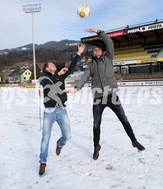 Fussball Bundesliga. RZ Pellets WAC. Christian Dobnik, Alexander Kofler. Wolfsberg, am 16.1.2017.
Foto: Kuess

---
pressefotos, pressefotografie, kuess, qs, qspictures, sport, bild, bilder, bilddatenbank